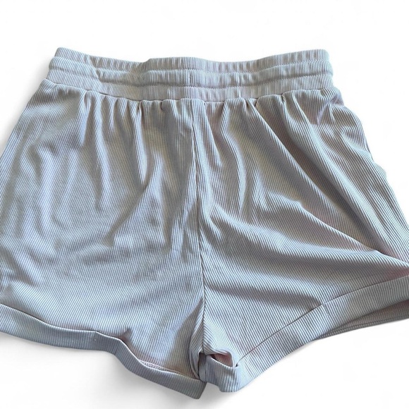 Pink Ribbed Tank and Shorts Set - Picture 5 of 6